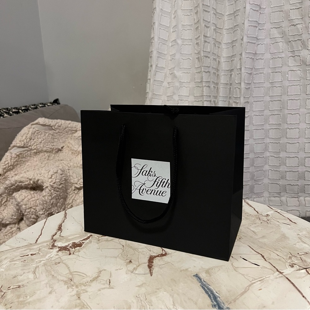 Saks Fifth Avenue Classic Black Tote